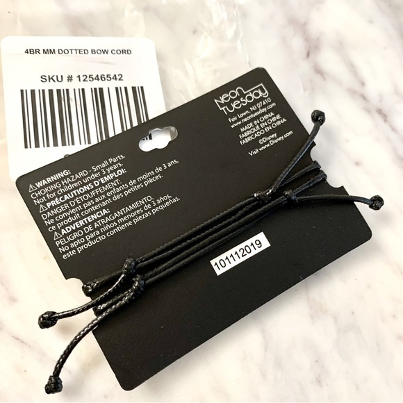 Set of 2 Minnie Mouse Corded Bracelets - Picture 2 of 2